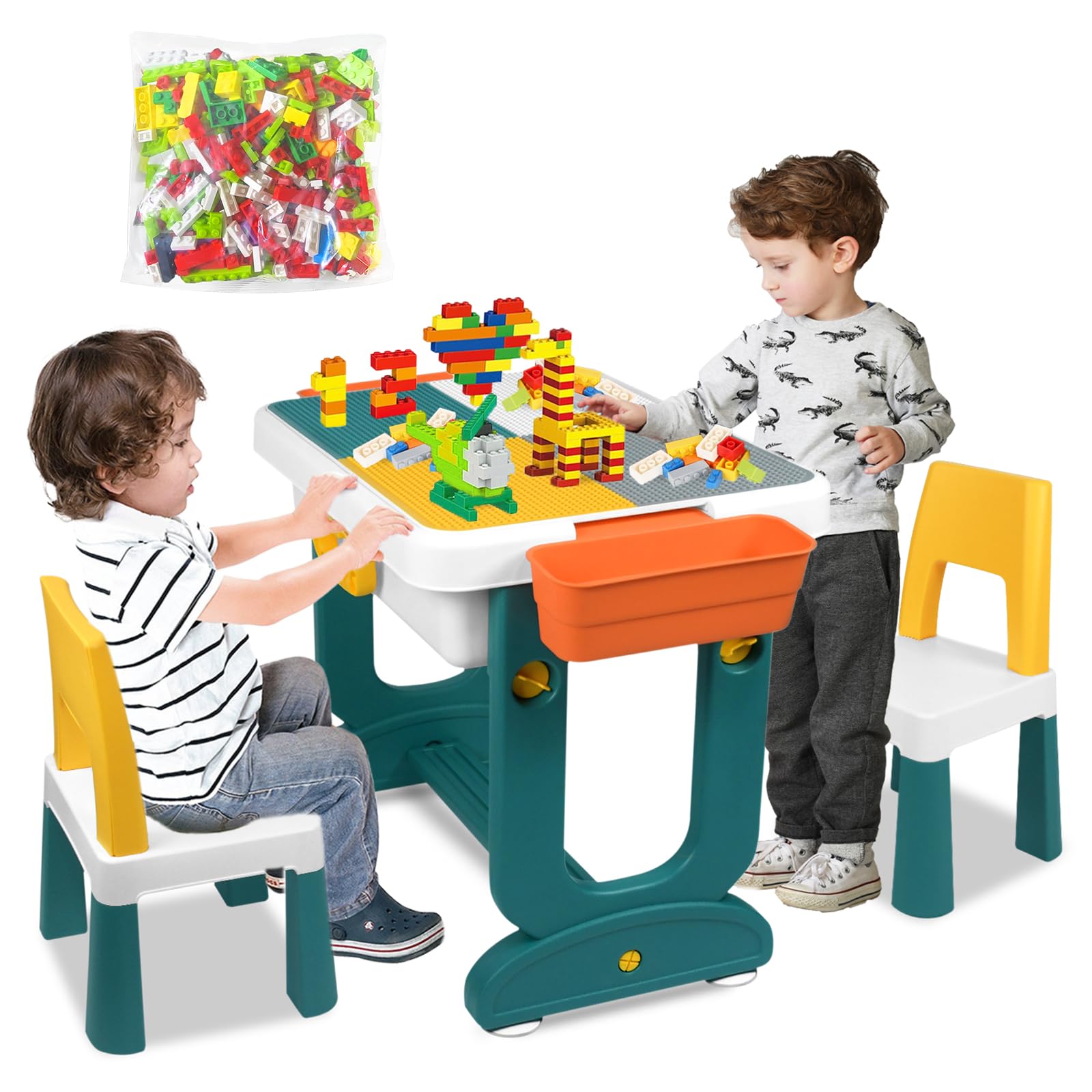 Tabl nfant avc chais pour 3-6 ans 4-n-1 tabl d'activités avc platau rabattabl à doubl fac gris au millur prix Tabl nfant avc chais pour 3-6 ans 4-n-1 tabl d'activités avc platau rabattabl à doubl fac gris au millur prix