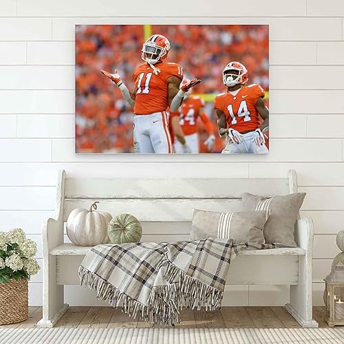 Miniatura 3 de EyewEb Isaiah Simmons Sports Star Poster Wall Art Scroll Canvas Painting Picture Living Room Decor Home 12x18inch(30x45cm)