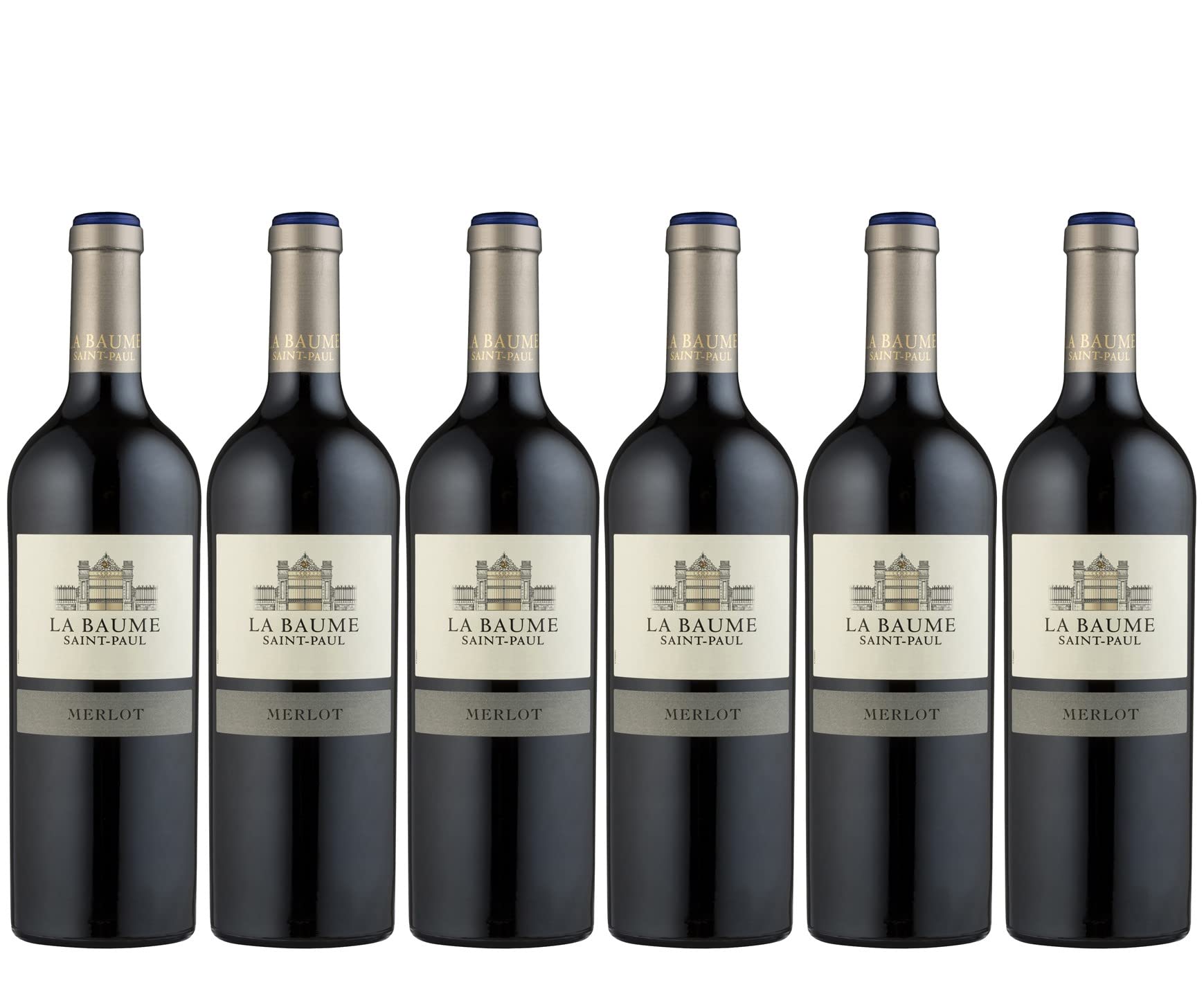 La Baume Saint Paul - Merlot Rotwein aus Frankreich (6 x 0,75 l)