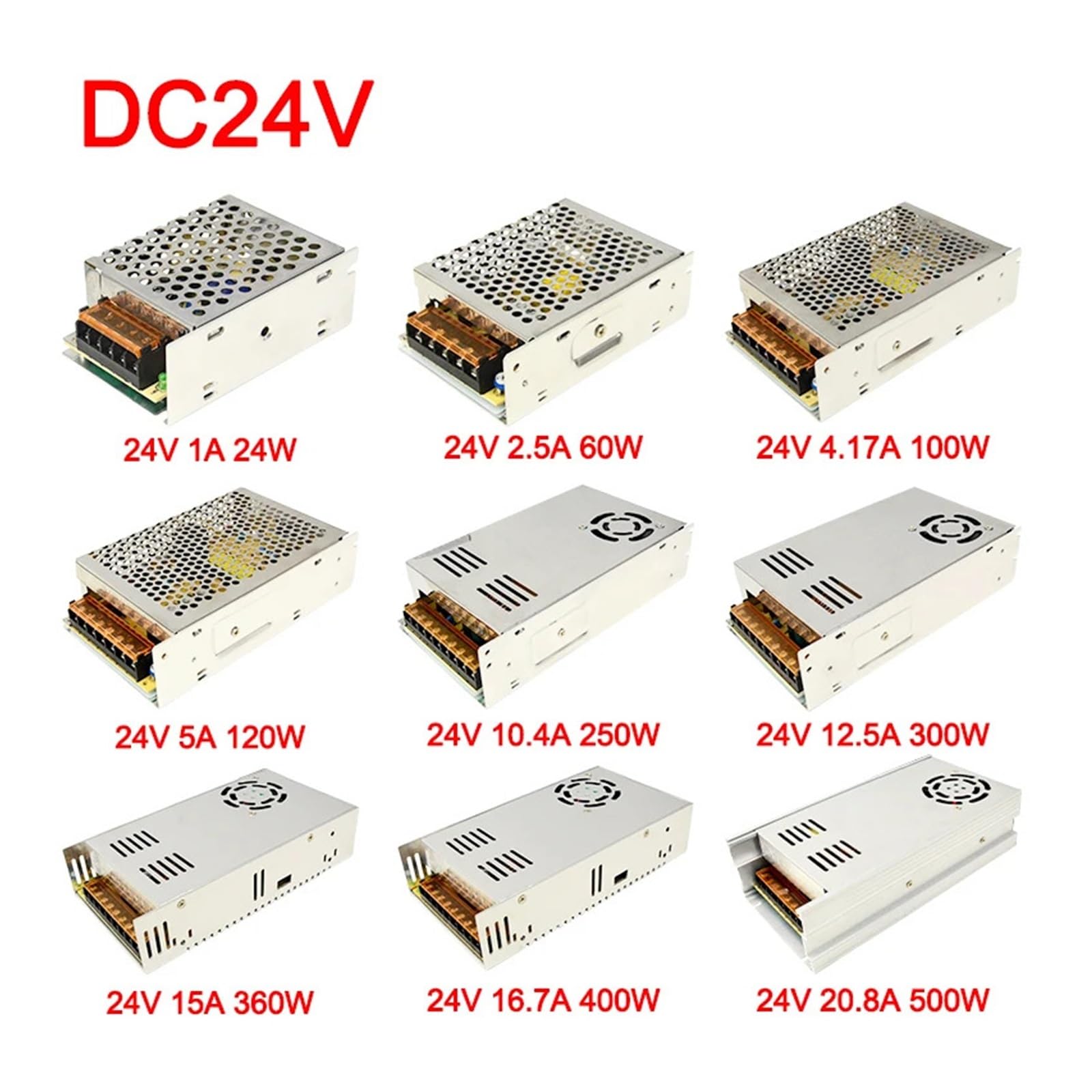 Alimentatore LED a commutazione DC 12V 20,8A, Sorgente Driver SMPS