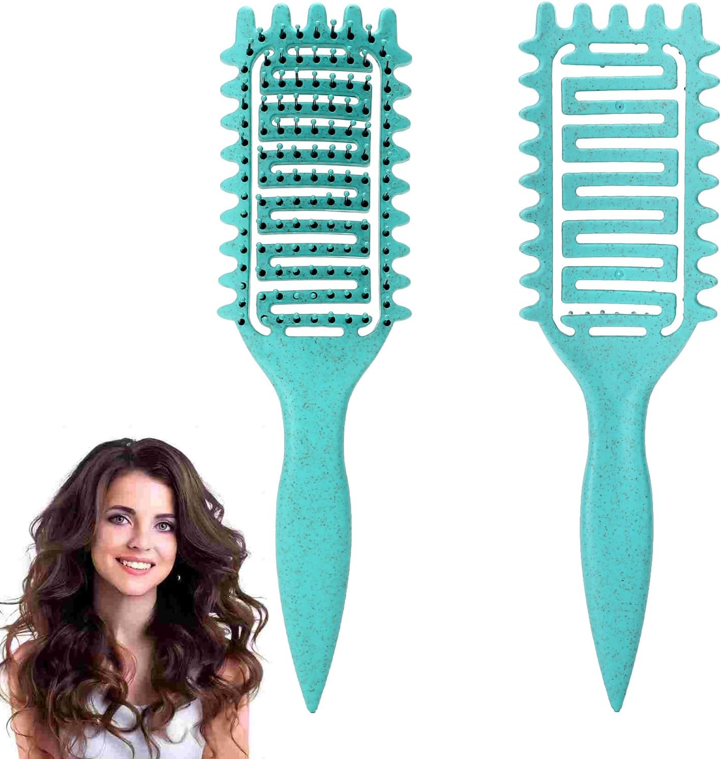 Hair Brush, Curly Hair Brush, Ventilated Hair Brush - Shape and Define Curls for Women, Ideal for All Hair Types