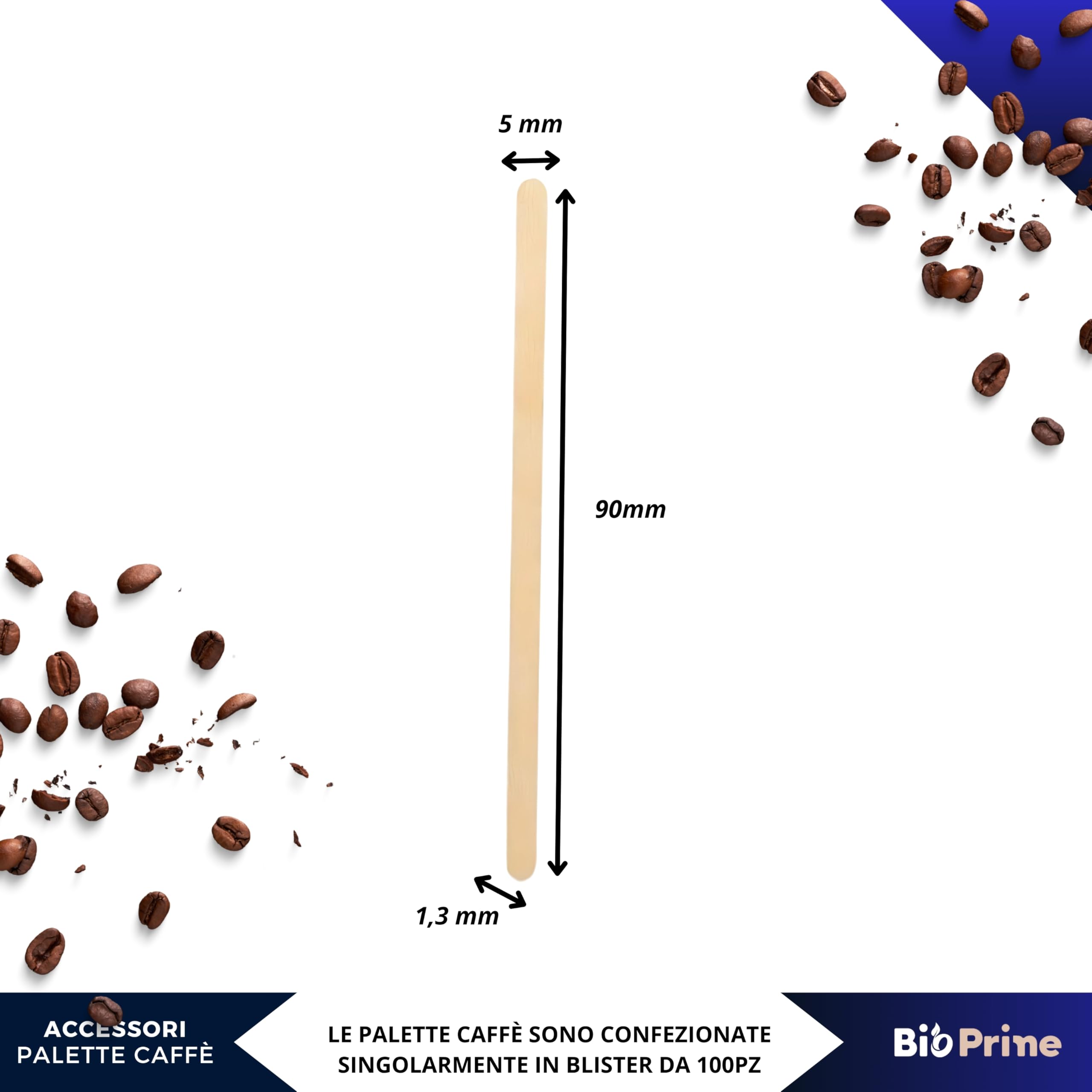 Palettine Caffè In Legno Monouso - Imbustate Singolarmente (500 Pz) - Foto 9