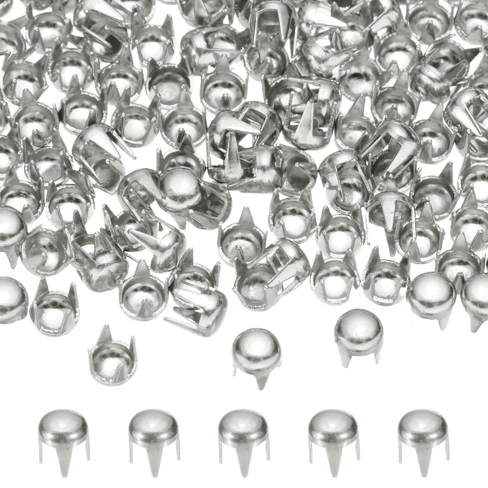 PATIKIL 4mm Round Dome Rivet