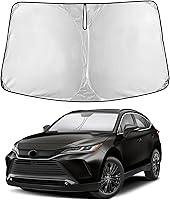 Vista 18 de EcoNour Parasol para Subaru Crosstrek 2013-2015 2016 2017, visera solar para parabrisas delantero y ventana, bloqueador de calor UV y protector