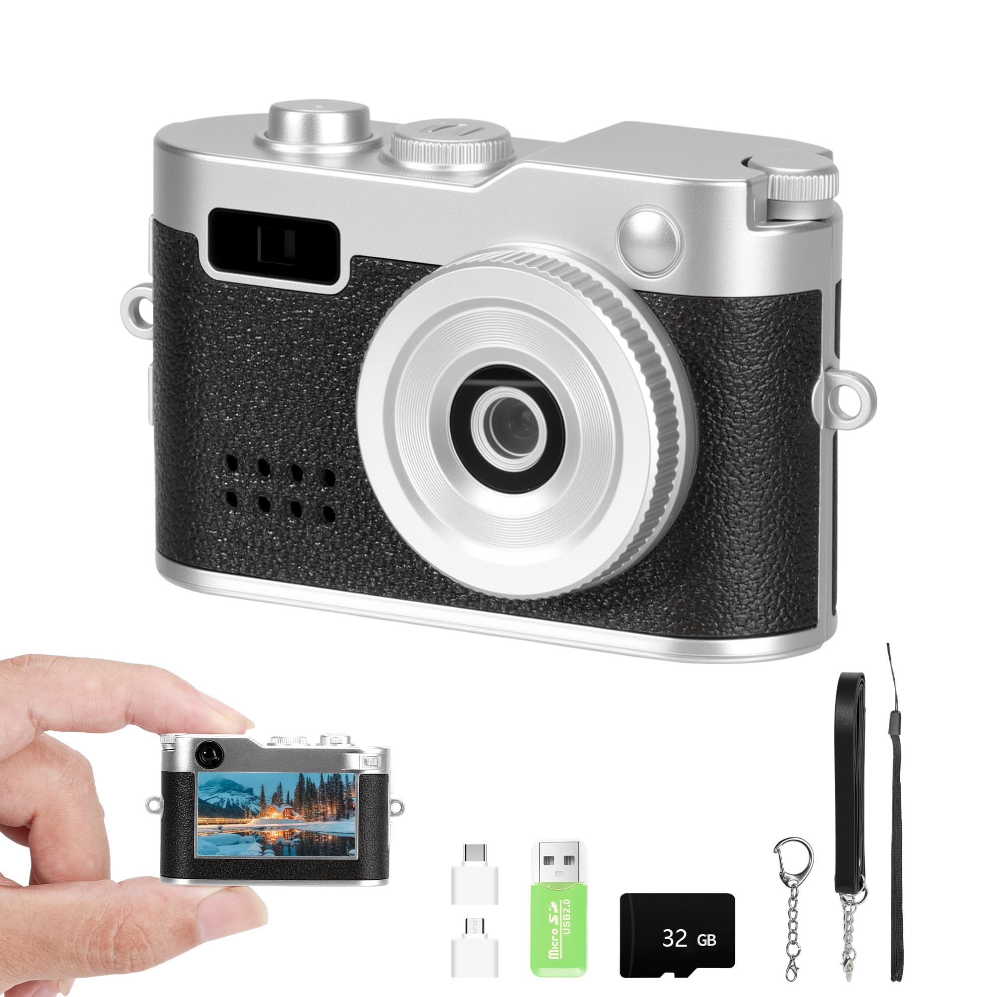 Amazon.com : Mini Keychain Camera, FHD 1080p Mini Digital Camera