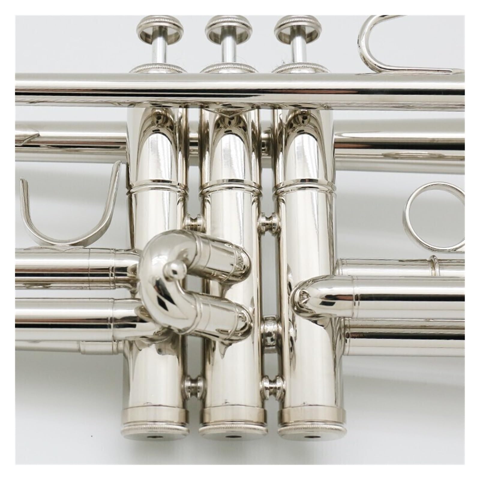 Standard Trompete Messing Vernickelt Trompete B Dur Professionelle Aufführungspraxis Blasinstrument Für Erwachsene(Gold lacquered)