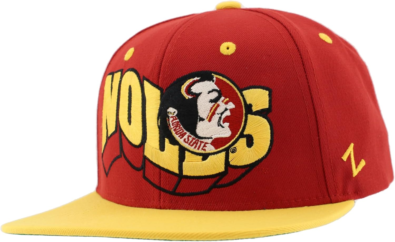 Florida State Seminoles NCAA Officially Licensed Hat Flat Snapback Z11 Retro Flashback Team Color