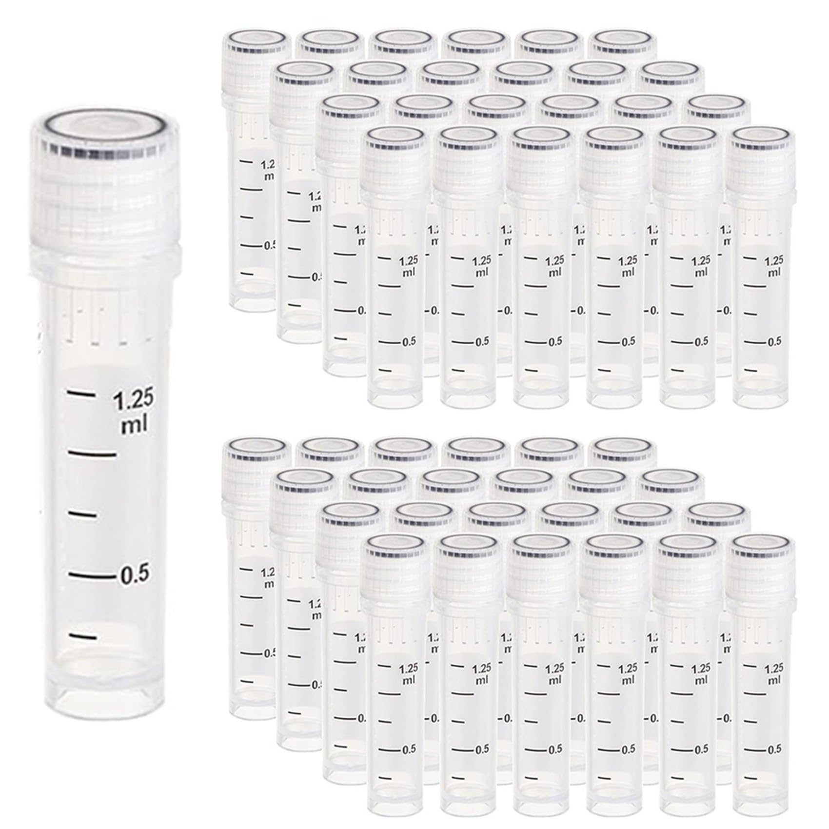Flacons de laboratoire 2 ml tubes stériles cryovials contre les fuites