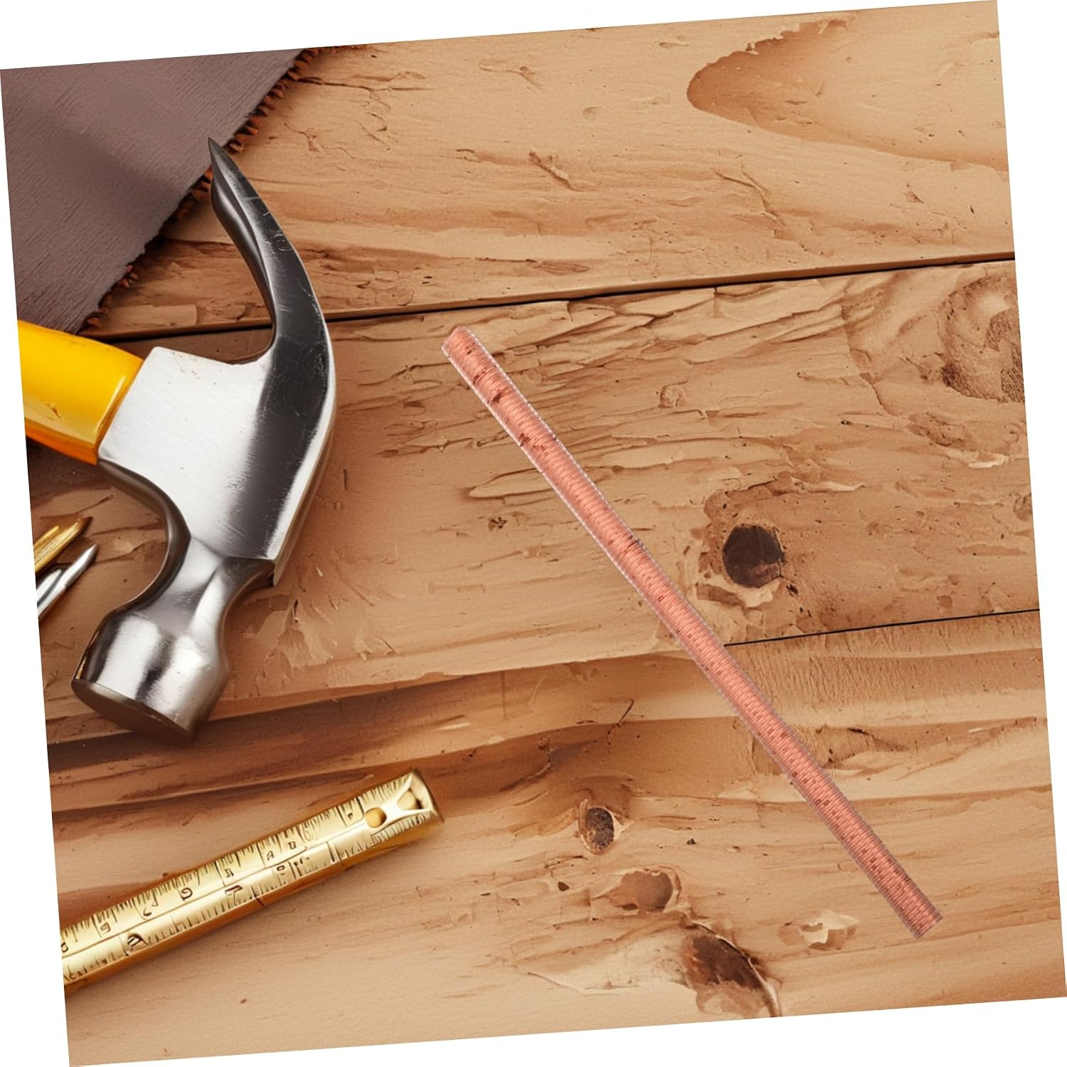 Copper Fully Threaded Screw Rod for DIY Craft and Home Improvement