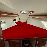 Vista 41 de Juego de sábanas de 800 hilos – Juego de sábanas universal de AFT 100% algodón egipto para colchones de hasta 8 pulgadas de profundidad, barco