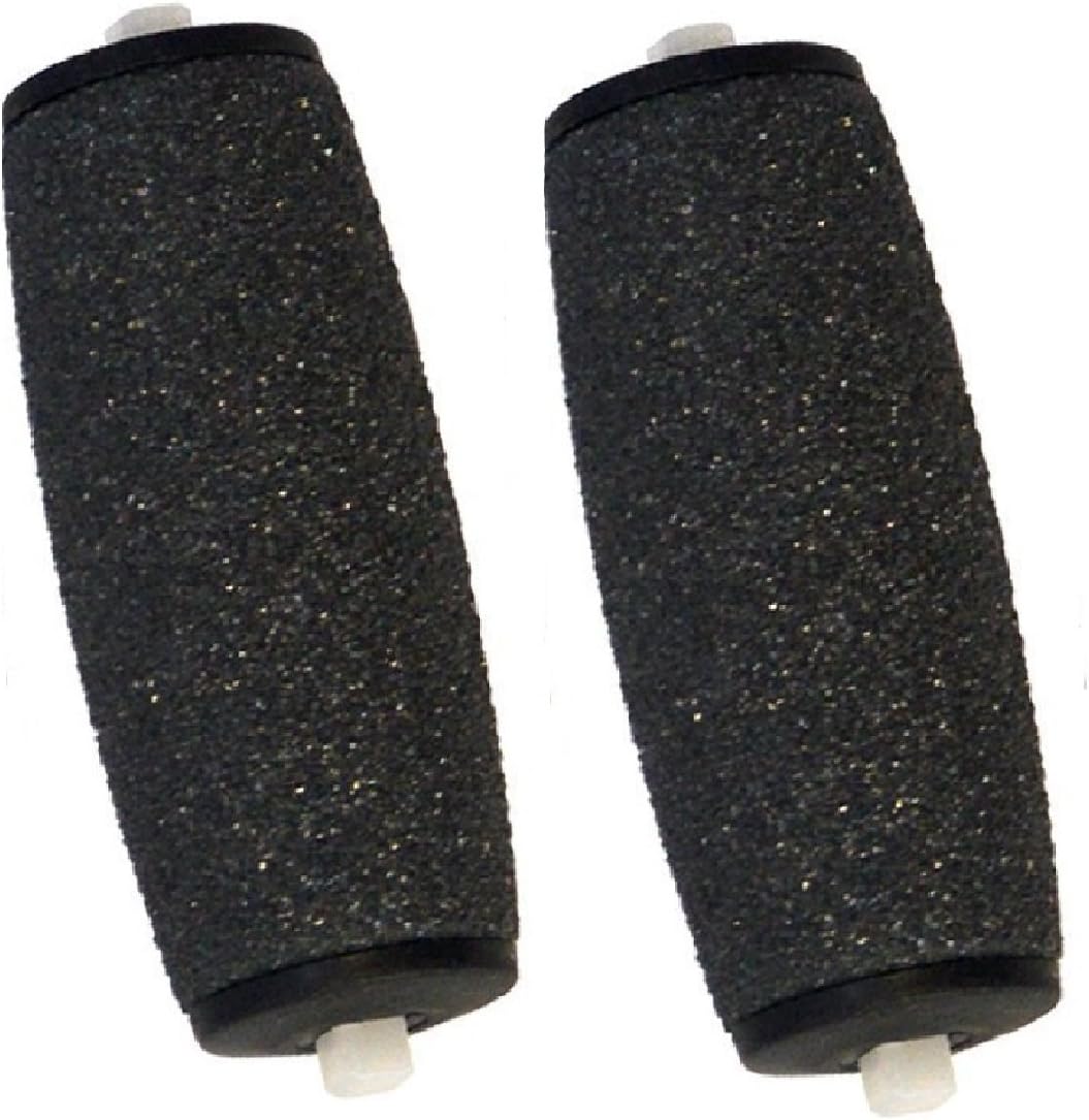 Foot File Rollers Refill Heads Extra Coarse Compatible with Pedi Perfect Foot Files Electronic Pedicure and Scholl Velvet Smooth Express Pedi (2 Pack)