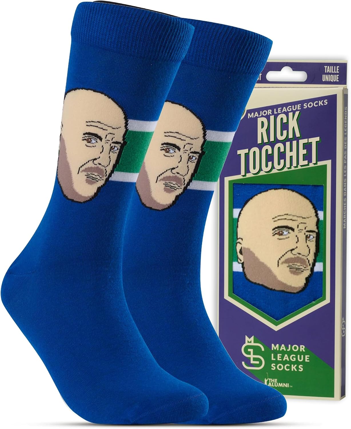 Major League Socks - NHL - Various Players - Hockey Fan Holiday Gift Unisex Apparel (Size 7-13)