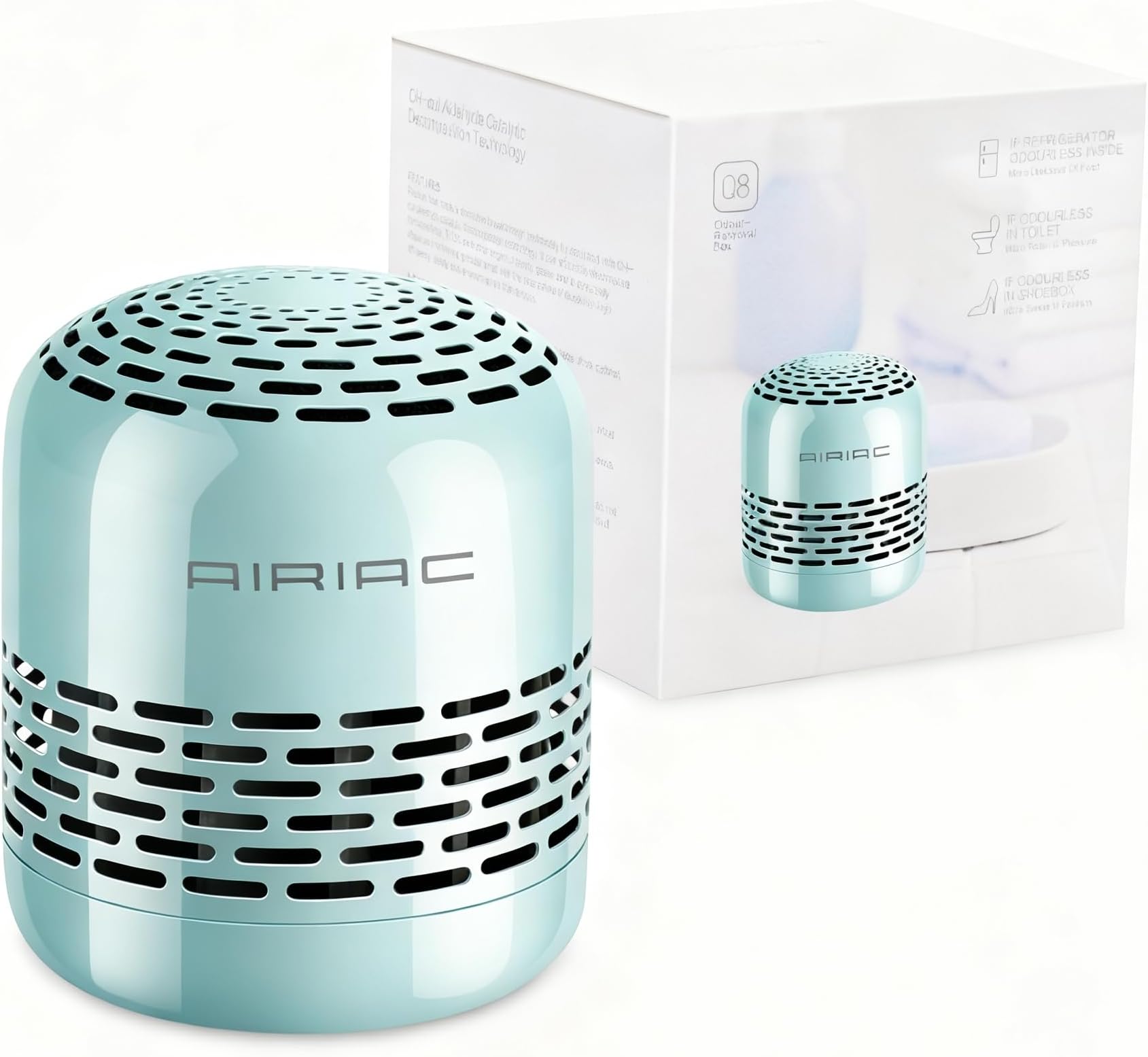 Fridge Deodorizer,10-Year Refrigerator Deodorizer Odor Eliminator,Replaces Baking Soda for Fridge and Freezer Absorber Charcoal Bags