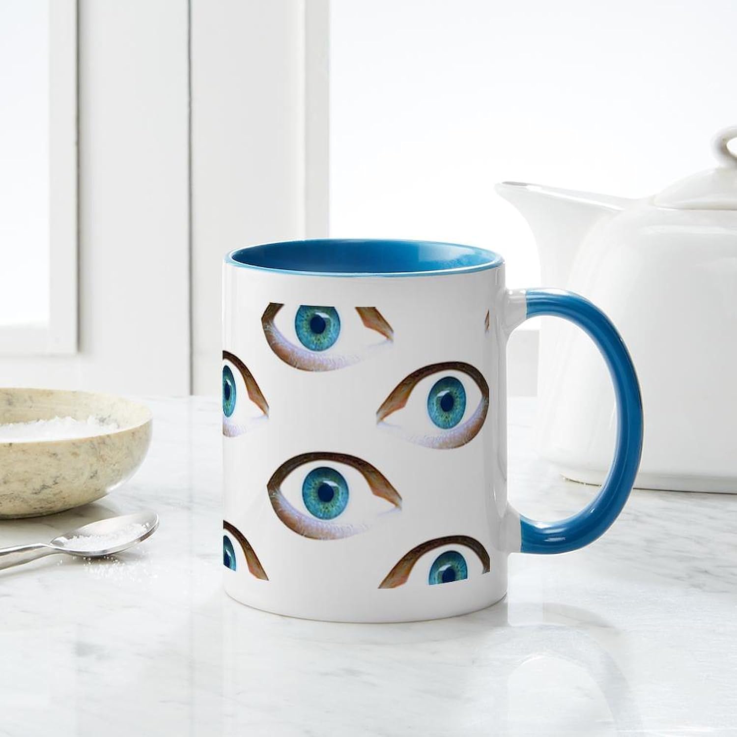 CafePress Evil Eye Mug 11 oz (325 ml) Ceramic Coffee Mug