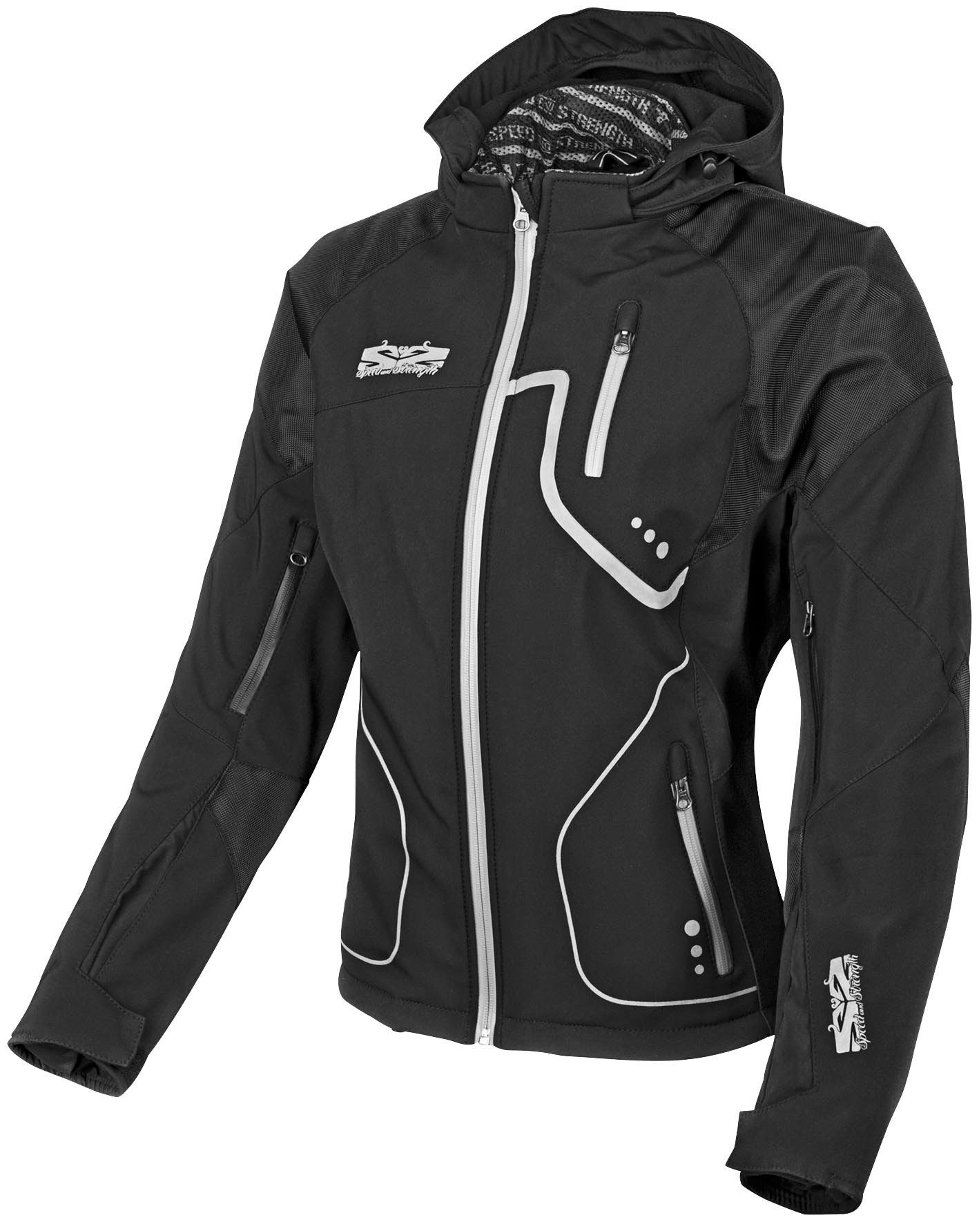 Speed and Strength Star Struck Women's Motorcycle Jacket (Black, Medium)