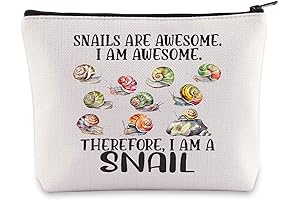 Snail Makeup Bag: An Eccentric Gift for Snake and Snail Enthusiasts