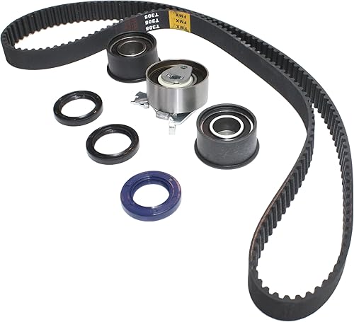 Miniatura 2 de Garage-Pro Kit de correa de distribución con tensor y tensor de correa, árbol de levas y sellos de cigüeñal para Isuzu Rodeo 1998 1999 2000 2001