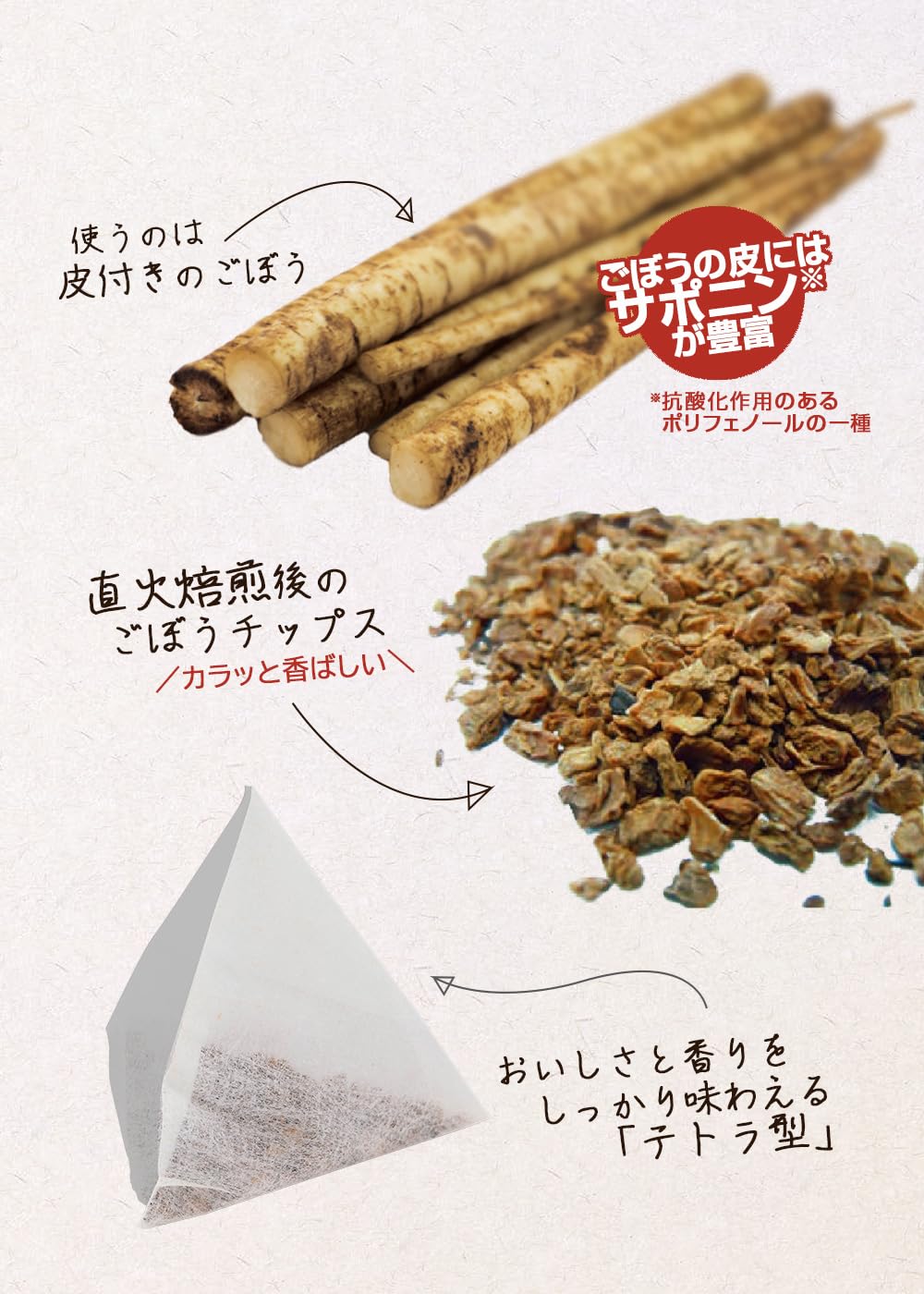 Amazon | コプリナ 国産焙煎ごぼう茶 1.5gx50包 2個セット テトラ型