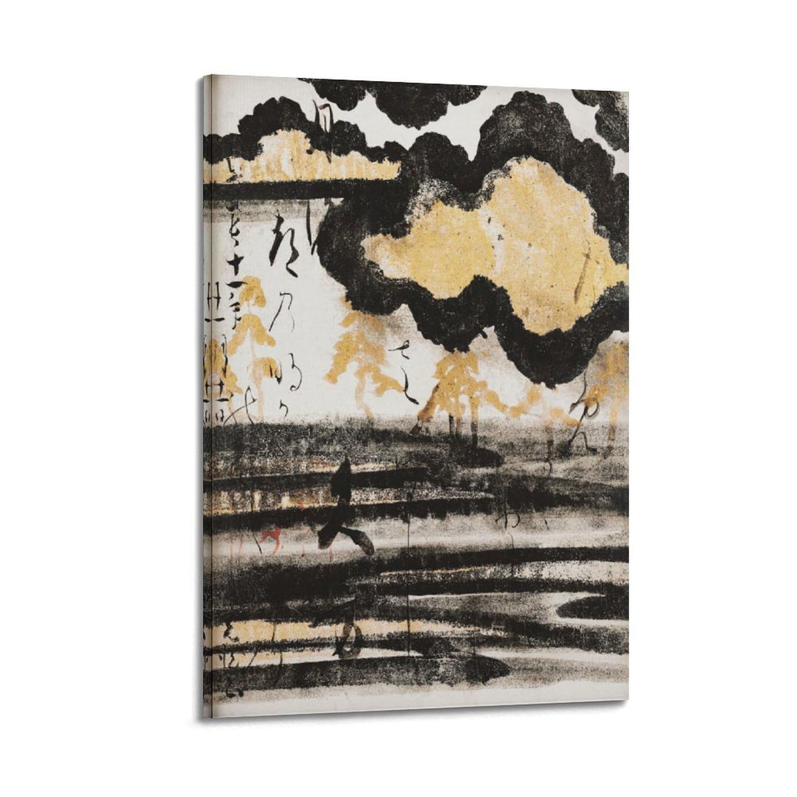 xiaoxiaoshen Japanese Poem-card Aesthetic Home Decor Canvas Poster Wall Art Prints Room Aesthetic Murals Bedroom And Living Decorations 24x36inch(60x90cm)
