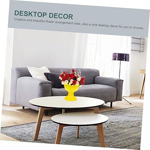 Miniatura 7 de Maceta de jardín de 4 piezas, maceta retro para balcón, boda, florero, decoración de boda para ceremonia, puerta delantera, macetas clásicas de