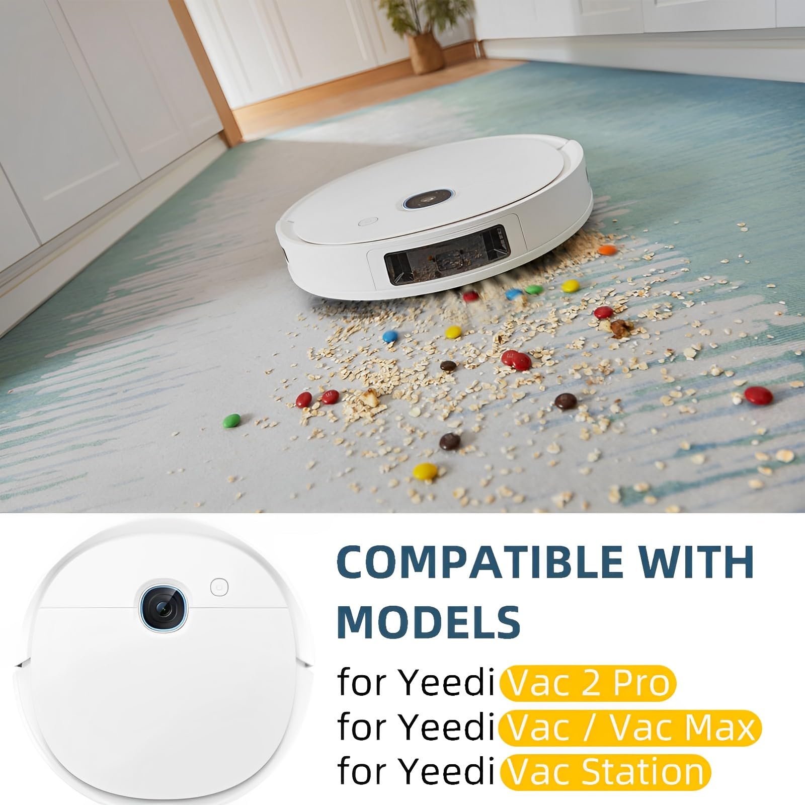 Amazon.com: DVX34 Accessories Kit for Yeedi Vac 2 Pro/Vac/Vac Max