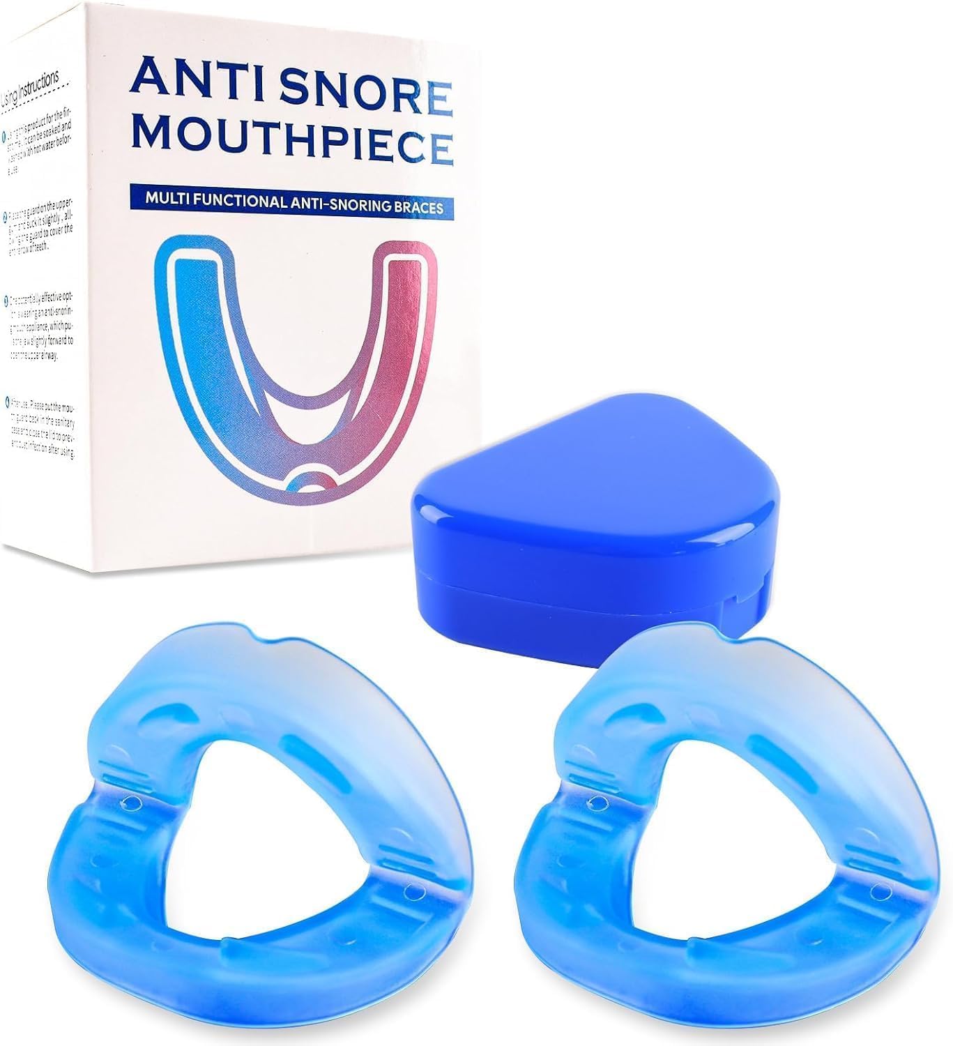 Znorex Antirussamento, Rinovax Bite Antirussamento,Anti-Russamento,Supporto per Un Sonno Sereno (2pcs)