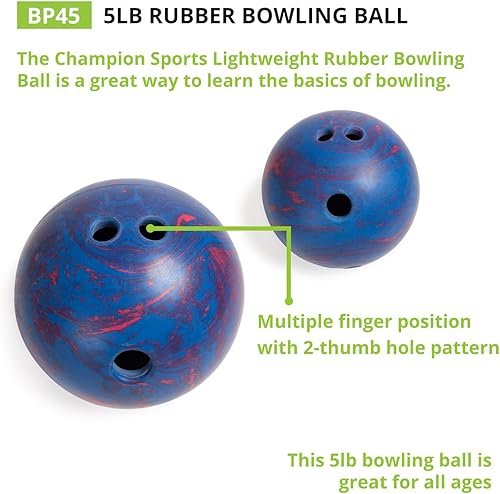 Miniatura 3 de Champion Sports Bola de bolos de goma