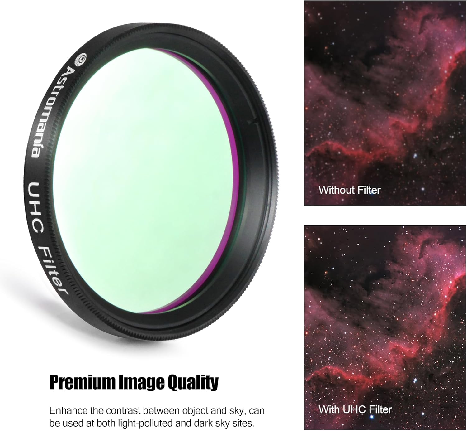 Astromania 2" 56mm Super Plossl Telescope Eyepiece - Bundle with - 2" UHC Filter