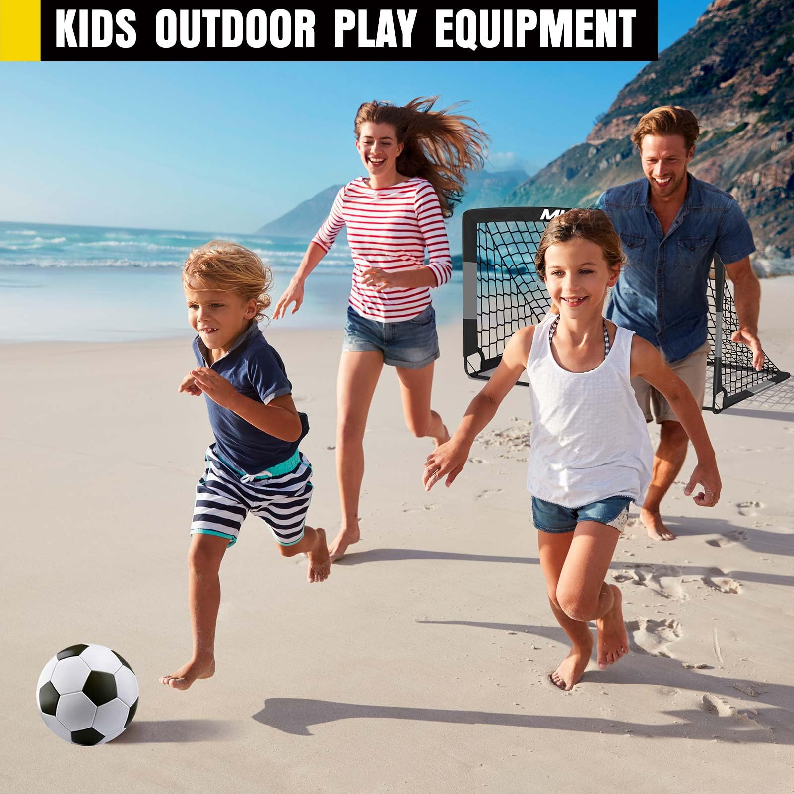 Soccer Goal, Kids Soccer Goals for Backyard Set, Pop Up Soccer Net view 8