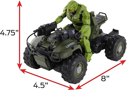 Miniatura 5 de NKOK Halo Infinite: Gungoose & Master Chief 2.4 GHz Radio Control - W/Turbo Boost, vehículo Gungoose con Master Chief (762), luces de trabajo