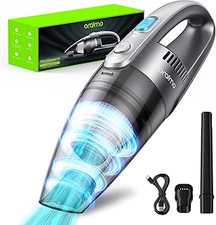 Handheld Vacuum Cleaner for Home and Car | Powerful 120W Motor & 5.5 Kpa Suction Power | Ideal for Dust & Small Dirt Removal | Lightweight, Portable with Small Body | 2 Attachments