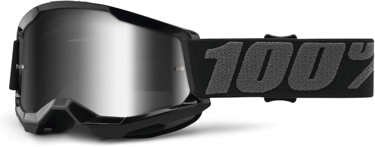 100% Strata 2 Youth Motocross & Mountain Bike Goggles - MX and MTB Racing Protective Eyewear