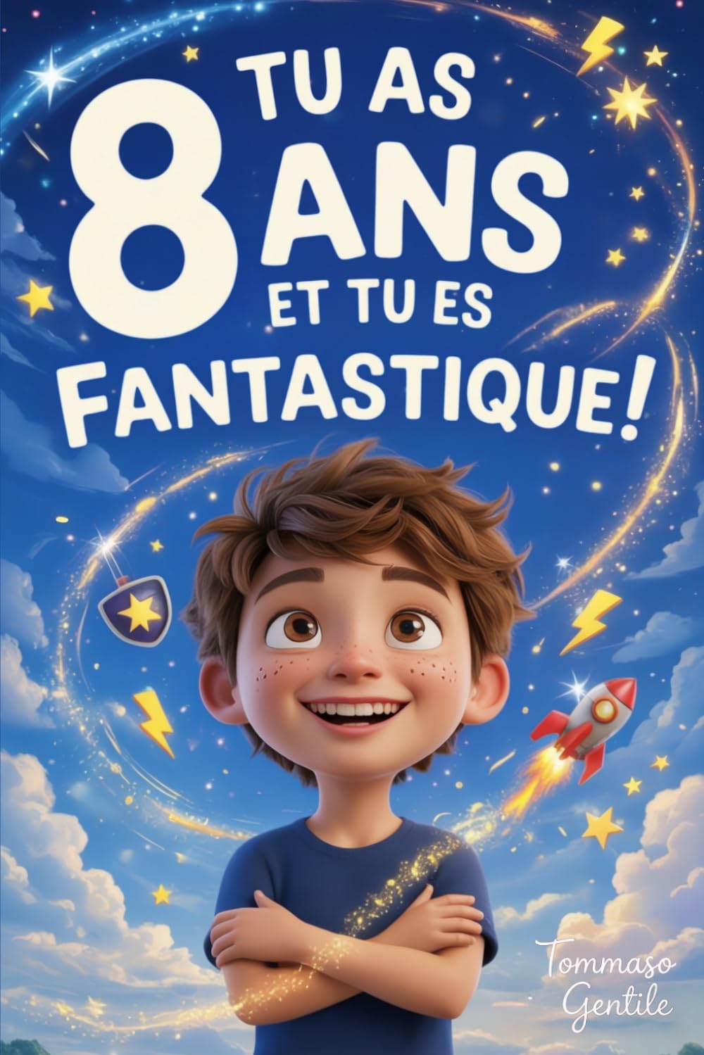Tu As 8 Ans et Tu Es Fantastique ! Histoires Inspirantes pour les Garçons: Un livre avec 15 récits pour booster la confiance en soi et faire émerger toute la détermination et le potentiel caché