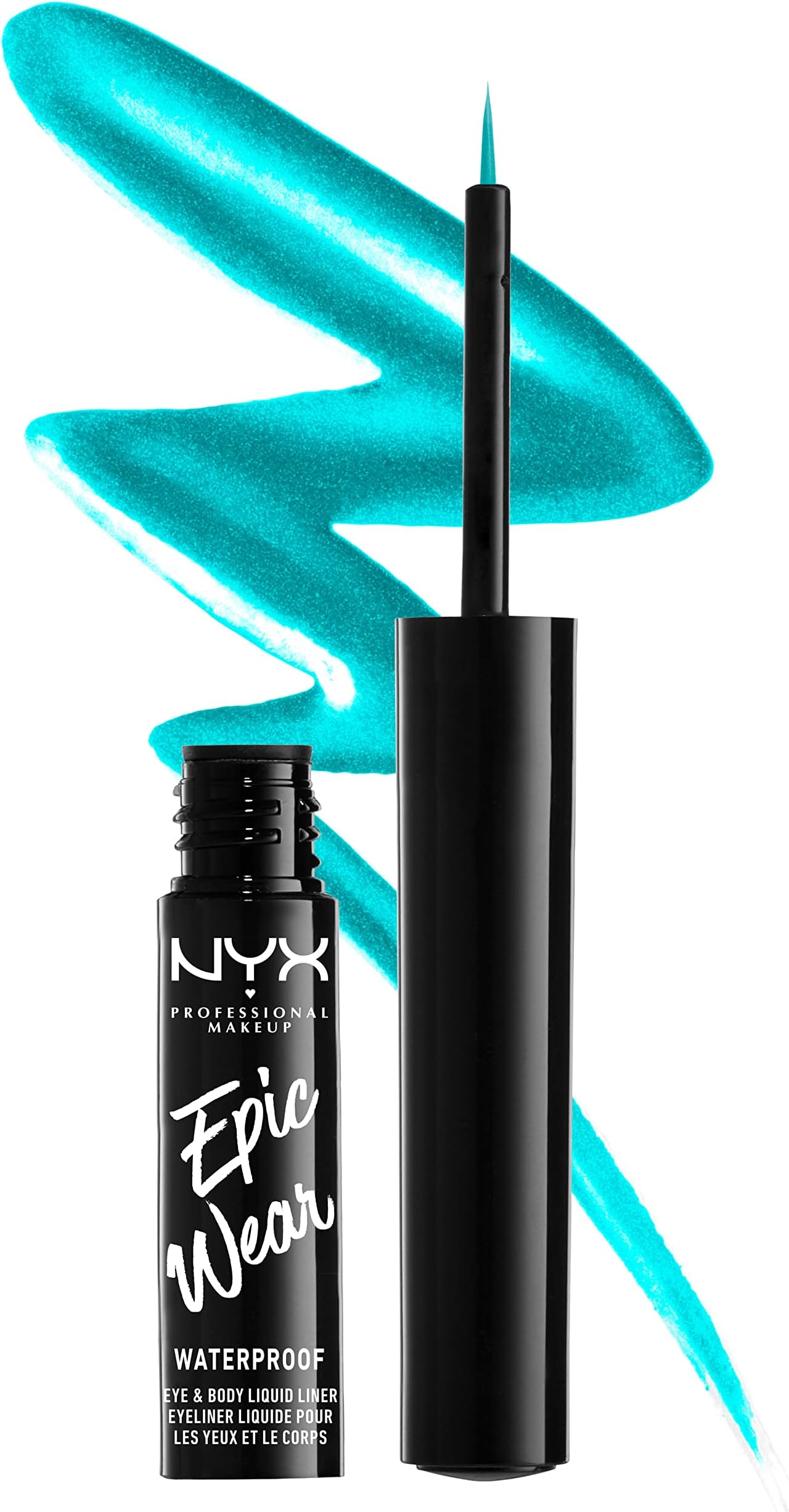 Nyx Professional MakEUp Epic Wear Metallic Liquid Liner, Teal Metal 05