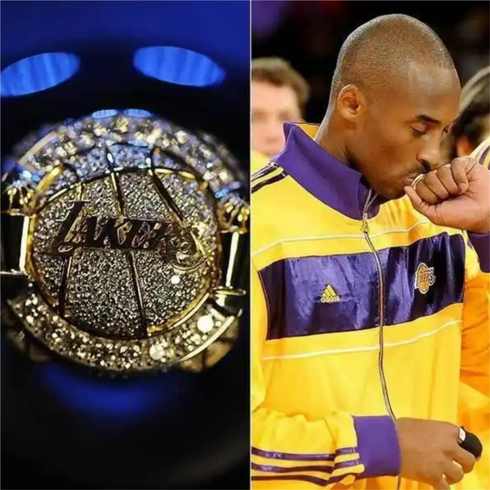 Los Angeles Kobe Championship Ring – Lakers Bryant Basketball-Sportzubehör, Sammlerstück(2010,8#)