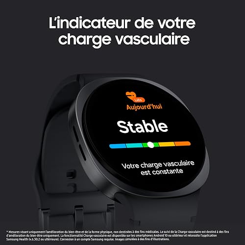 Samsung Galaxy Watch8, Montre Connectée, Coach Running, Coach Sommeil, Galaxy AI, Bluetooth, 40mm, Graphite, Chargeur Secteur Rapide 25W Inclus, Version FR - 6