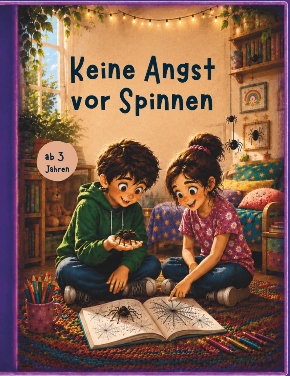 Keine Angst vor Spinnen: Spinnen-Ausmalbuch für Kinder. Die faszinierende Welt der Spinnen entdecken.Mit spannenden Fakten, Ausmalbildern und Malspaß ... Fakten, wunderschönen Ausmalbildern.
