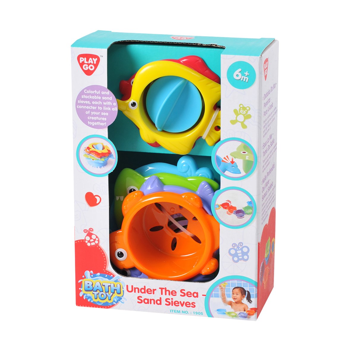 PlayGo Under The Sea Sand Sieves Toy