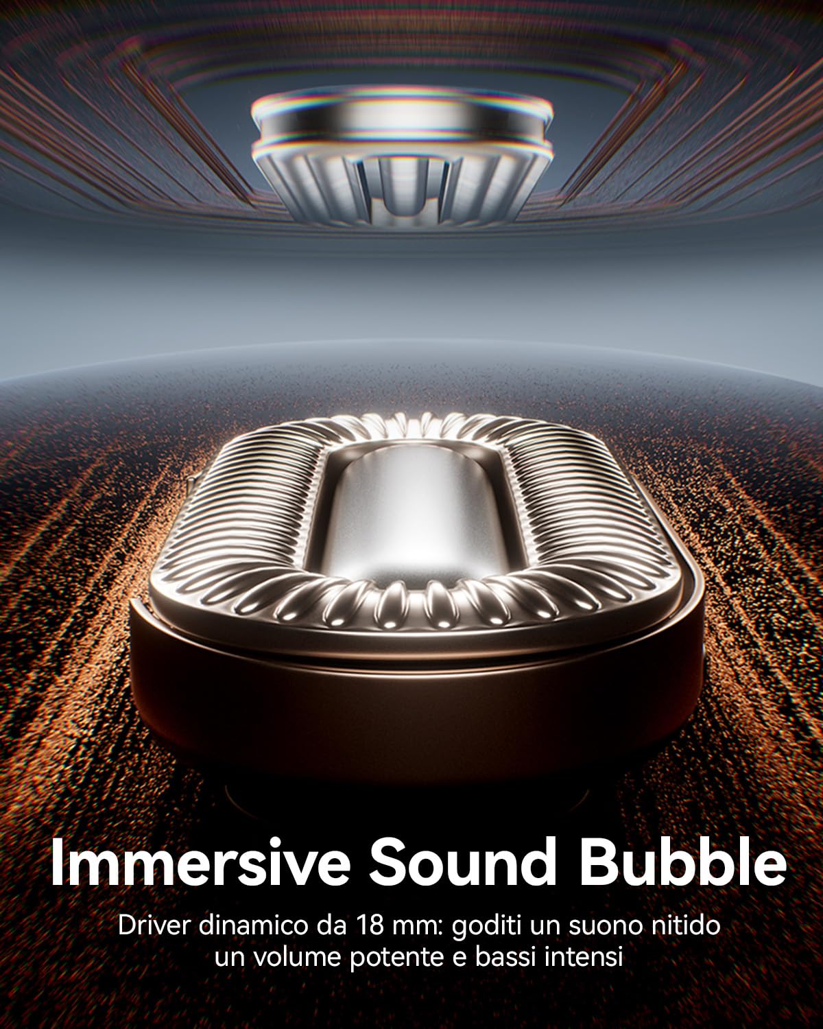 SANAG Cuffie a Conduzione Ossea, IP68 Impermeabili per Nuoto, MP3 Integrato 64GB, Bluetooth 6.0, Rivestimento in Silicone Liquido, Open Ear con AI Noise Cancelling, 9 Ore di Autonomia, Premium Sound