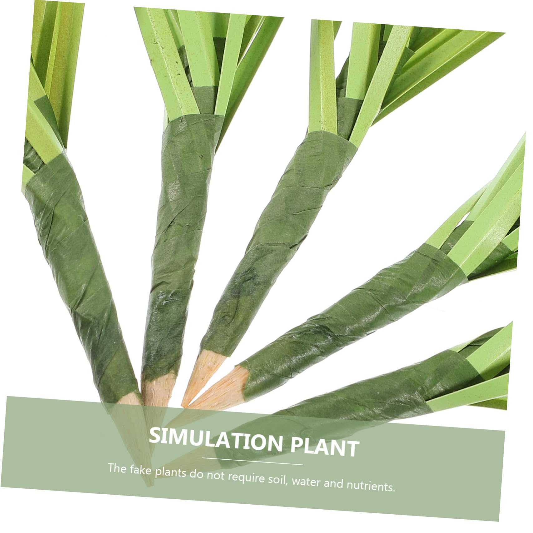 Amazon | MARMERDO 15個 模擬ヨシ草 人工緑の茂み 結婚式のテーブル