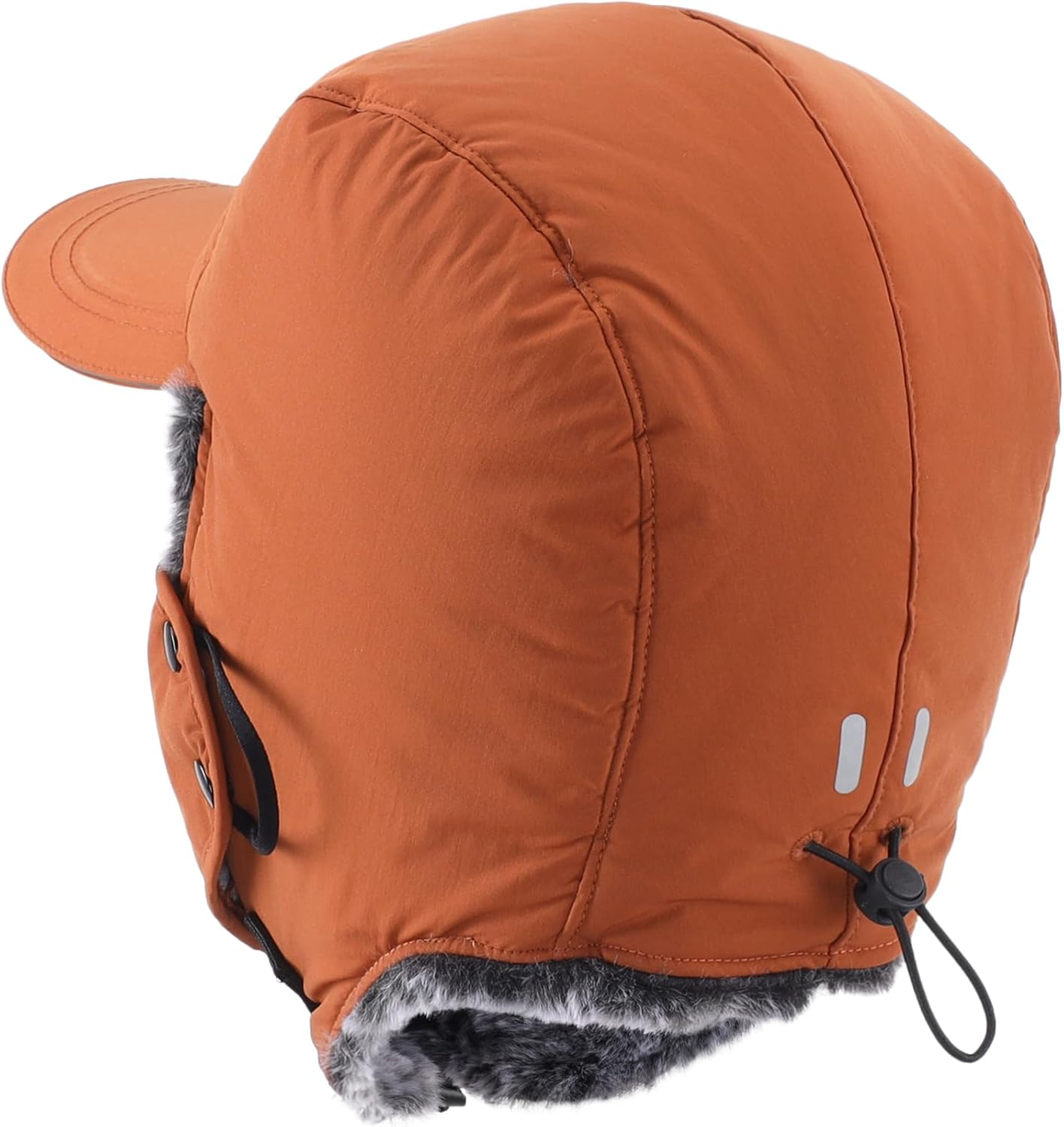 Home Prefer Waterproof Mens Faux Fur Trooper Trapper Hat Hunting Warm Winter Hat with Ear Flaps Visor Face Mask - Image 5