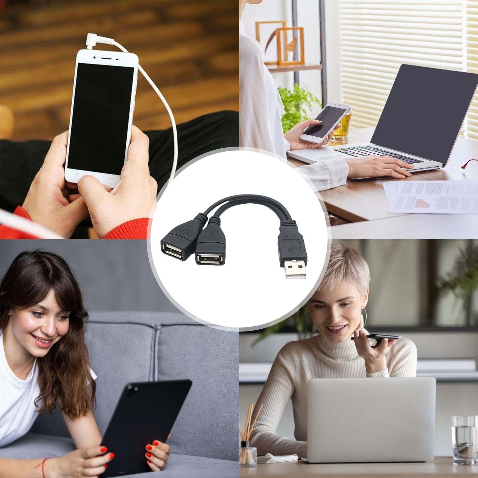 Amazon | USB スプリッター - USB スプリッター Y ケーブル | USB A 1