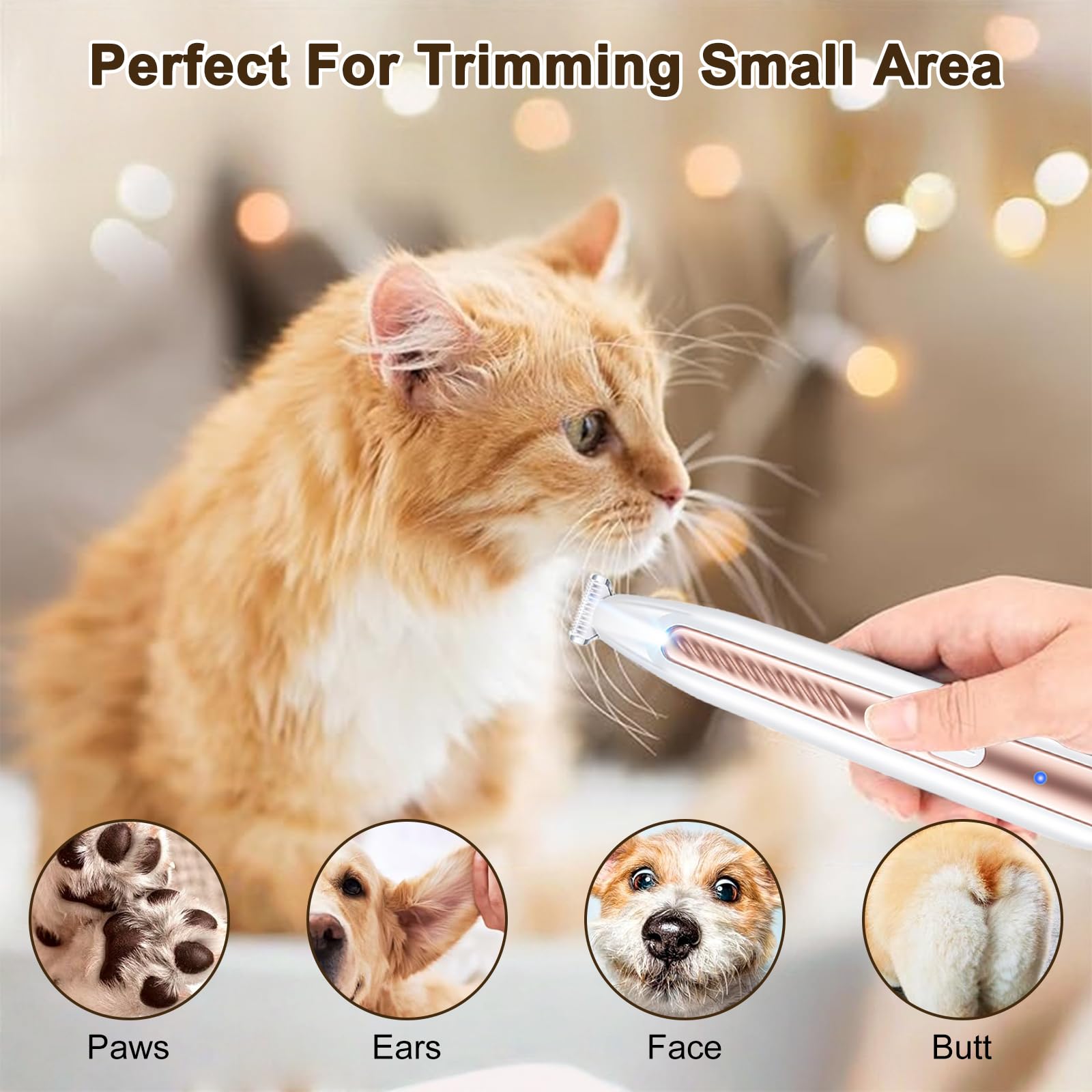 OrcoW Upgraded Dog Paw Trimmer with LED Light - Image 2
