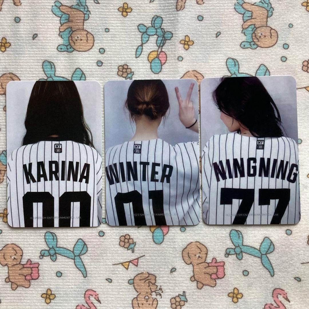 aespa karina Better Things 野球 セット3枚 aespa 野球 Better Things ユニフォーム セット3枚 aespa karina