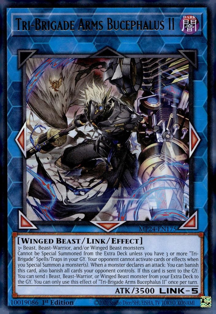 遊戯王OCG デュエルモンスターズ Tri-Brigade Arms Bucephalus II Amazon.com: Tri-Brigade Arms Bucephalus II - MP24-EN175 - Ultra