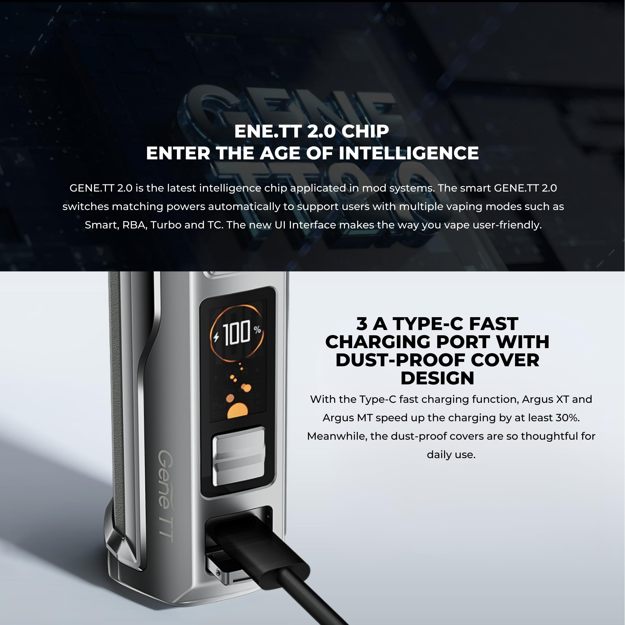 W-Direct VOO-Poo Argus XT Vape Mod [Requires 18650 Battery or 21700 Battery  - Sold Separately, No Nicotine (Silver Grey)' : Amazon.de: PC & Video Games