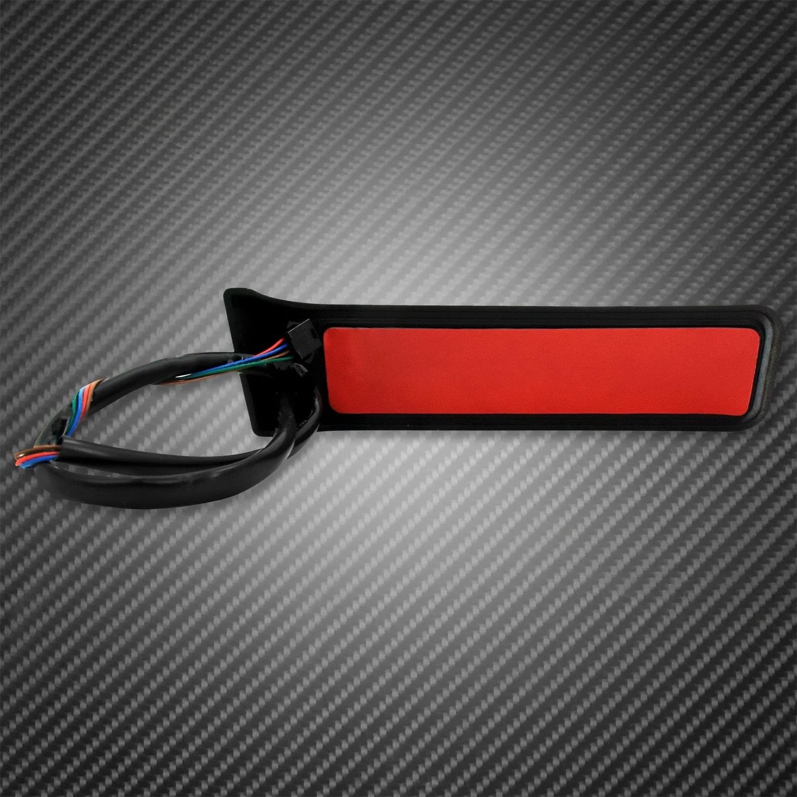 Intermitentes para Harley para Touring Road Street Electra Glide Ultra Limited FLH Alforjas LED para Motocicletas Luz Freno En Funcionamiento Y Luz Señal Giro Lámpara señal(Black+Smoked)