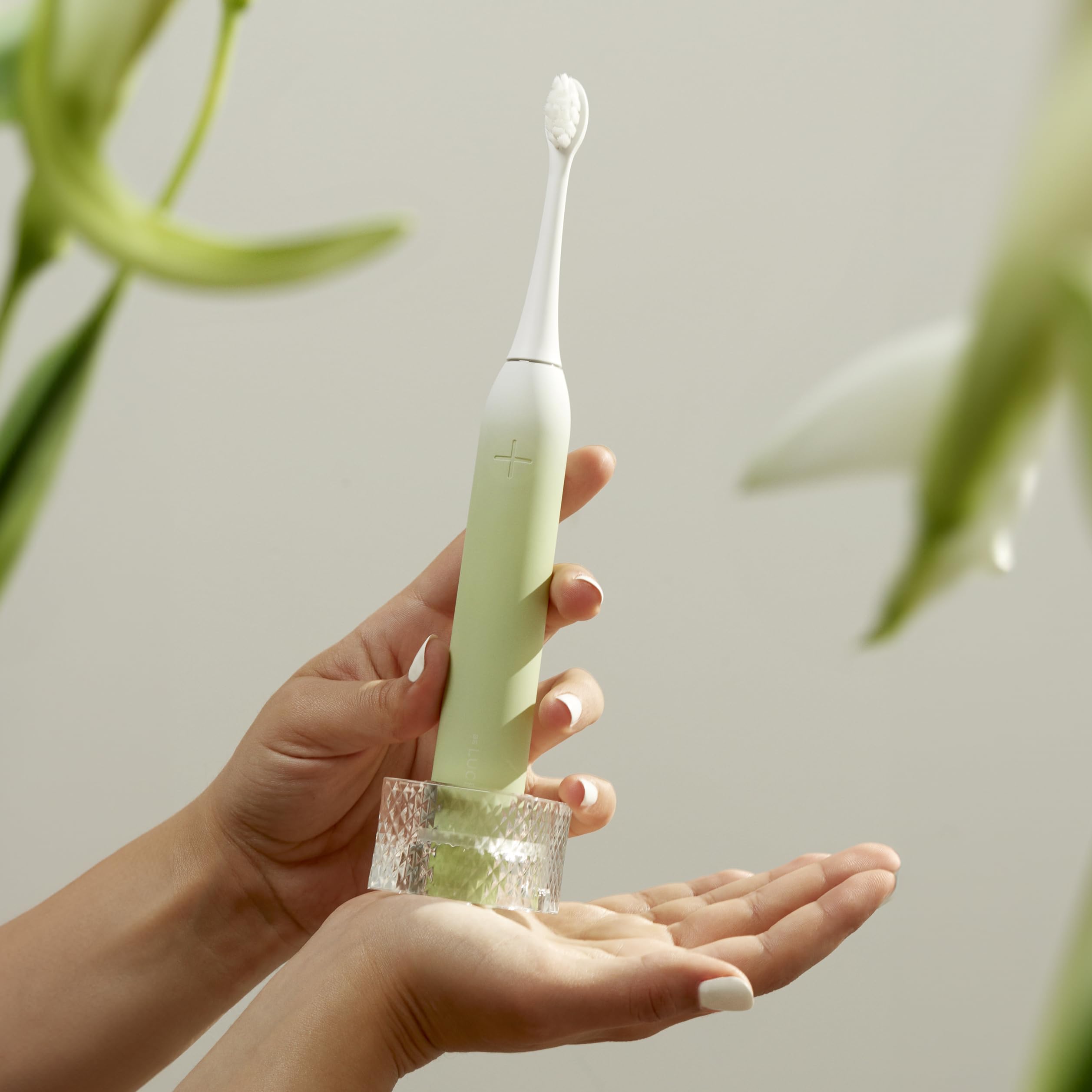 Cepillo de dientes eléctrico Prism Sonic: cepillo de dientes eléctrico Sonic con encendido automático, temporizador inteligente, 3 modos de cepillado, sensible a la presión, duración de la