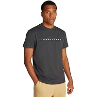 Tommy Jeans Tjm Reg Linear Logo Tee Ext Dm0Dm20744, Maglietta a Maniche Corte
