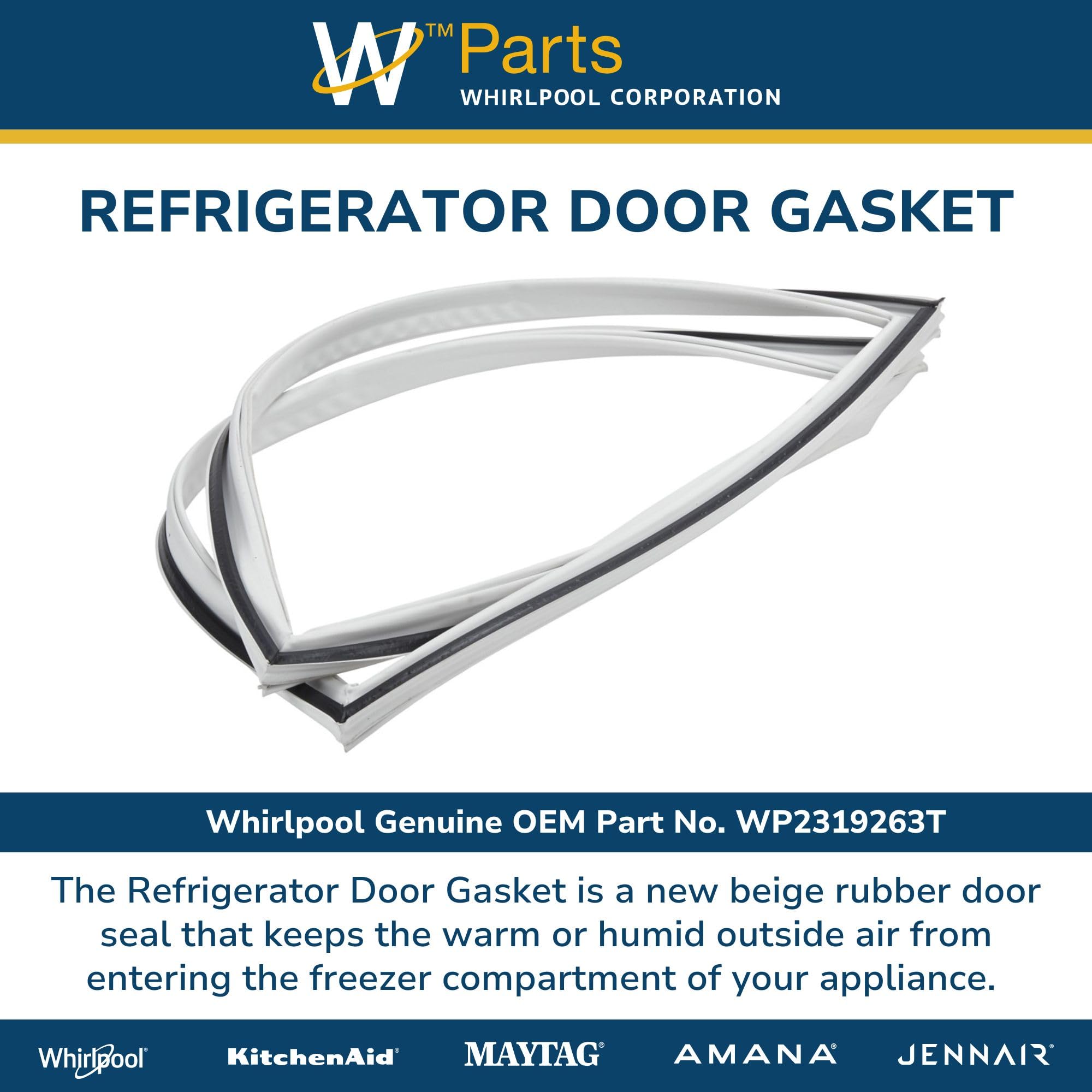 Amazon.com: Whirlpool WP2319263T Genuine OEM Refrigerator Door